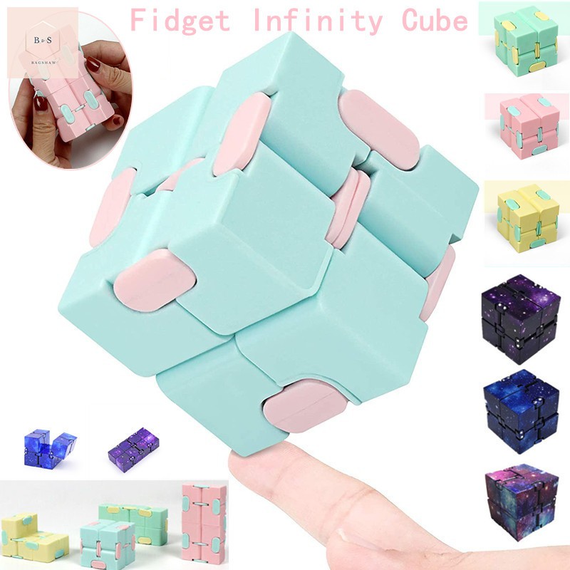 cod-ของเล่น-ของเล่นเด็ก-fidget-infinity-macaron-magic-cube-puzzle-สําหรับเล่นคลายเครียด-รูบิก-รูบิค-cube-moyu-meilong-สีพาสเทล