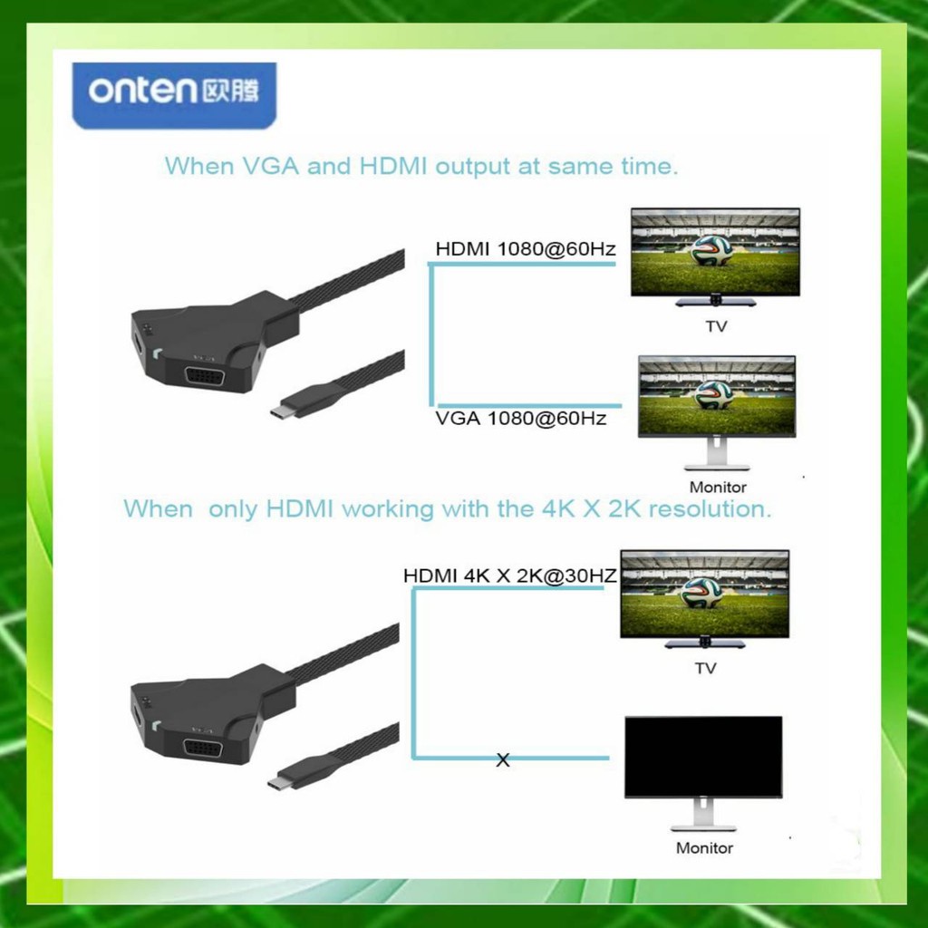 อุปกรณ์แปลงสัญญาณภาพ-onten-type-c-เป็น-hdmi-และ-vga-3-5-jack-adapter-otn-9586