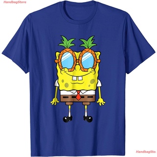 เสื้อยืดลำลองการ์ตูน เด็กผู้ชาย เสื้อยืด ใส่ได้ทั้งหญิง ชาย เสื้อยืด ผู้ชาย ผู้หญิง Nickelodeon Spongebob Squarepants Pi
