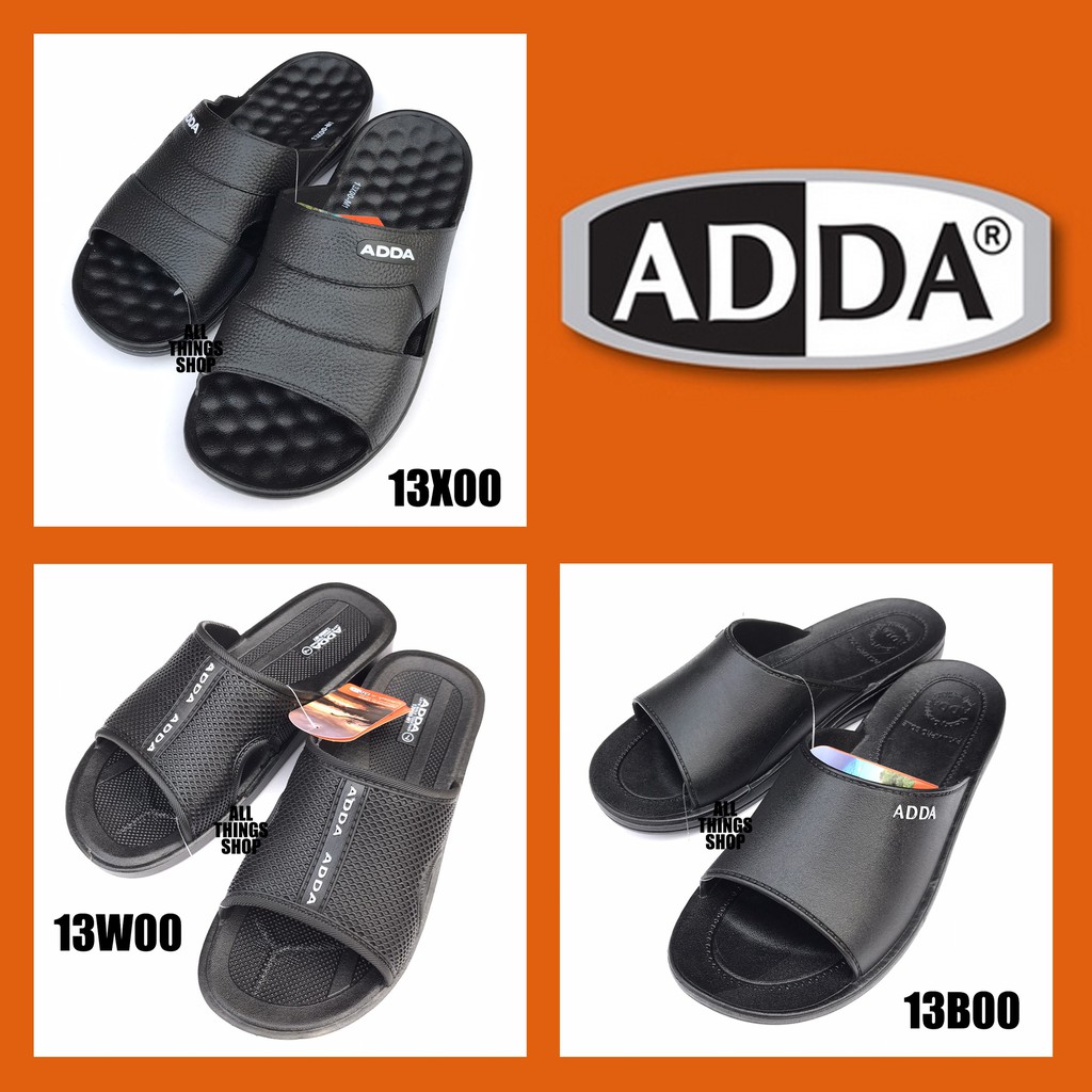 ภาพหน้าปกสินค้าADDA 13X00 13W00 13B00 รองเท้าแตะแบบสวมผู้ชาย 3 รุ่น