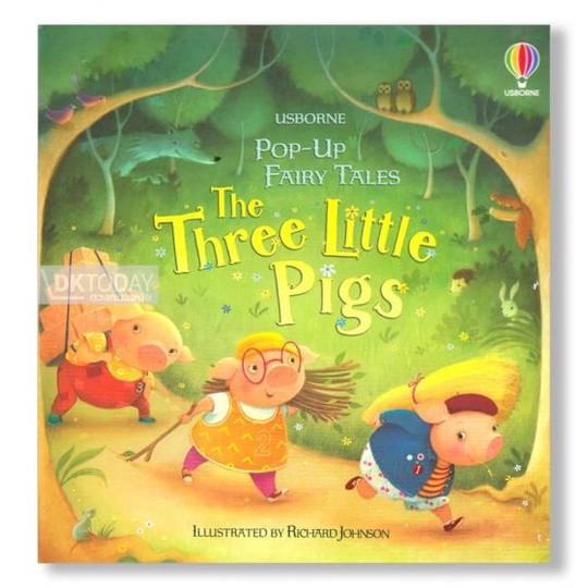 dktoday-หนังสือ-usborne-pop-up-fairy-tales-three-little-pigs-age-3
