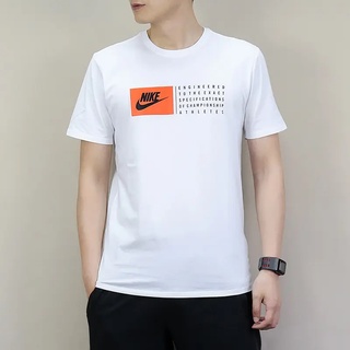 [S-5XL] Nike เสื้อยืดแขนสั้น ผ้าฝ้าย ทรงหลวม สําหรับคู่รัก PAmpjm53ON