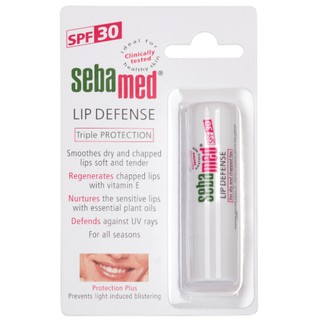 Sebamed Lip defense ซีบาเมด ลิป ดีเฟนซ์ เอสพีเอฟ 30 ลิปแคร์ ผสมสารกันแดด 4.8กรัม