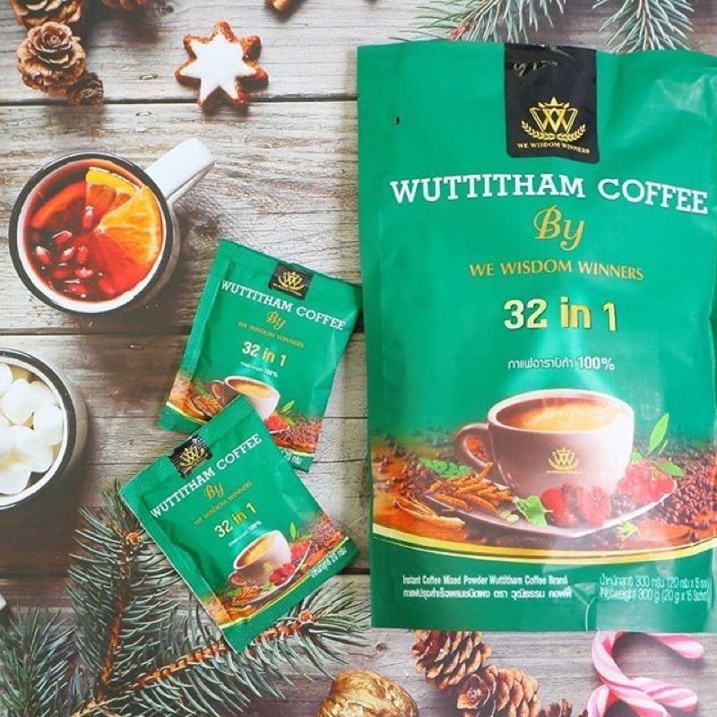 wuttitham-coffee-กาแฟวุฒิธรรม-32-in-1-ขายดีอับหนึ่งกาแฟเพื่อสุขภาพ