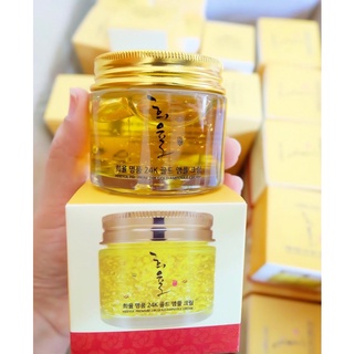 สินค้า พร้อมส่ง💎ครีมทองคำเกาหลี💎Lebelage Heeyul premium 24k gold ampoule cream 70 ml.