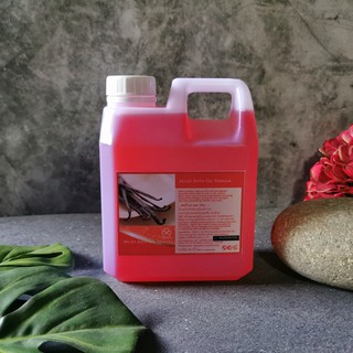 น้ำนมนวดตัว น้ำนมแช่อาบ Milky Bath Oil กลิ่น วนิลา (สีแดง) 1,000 ml.