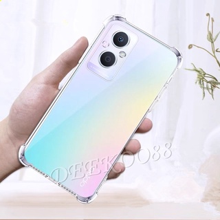 เคสโทรศัพท์ OPPO Reno7 Z Pro 5G A76 A95 A16K A16 5G Handphone Casing Shockproof Air Soft Silicone Phone Case Transparent Back Cover Reno 7 7Z 7Pro