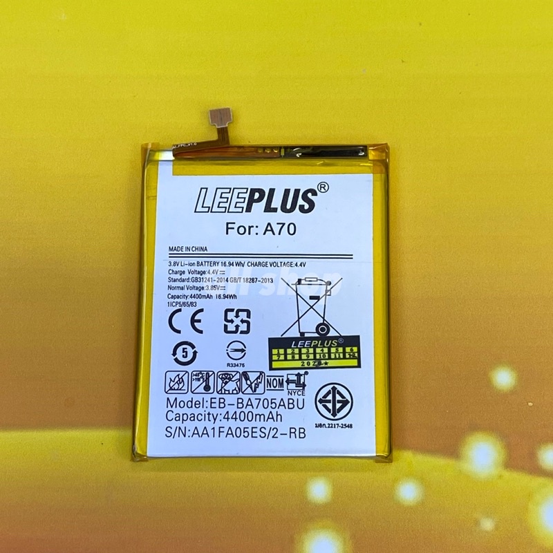 ภาพหน้าปกสินค้าแบตเตอรี่ battery แบต Samsung A70 ยี่ห้อ leeplus จากร้าน ghshop3080 บน Shopee
