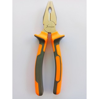 คีม คีมตัด คีมอเนกประสงค คีมตัดสายไฟ  คีมปากจระเข้​ Pliers Alicates 8 นิ้ว ด้ามจับหุ้มด้วยยางอย่างดี จับสบายมือ