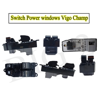 สวิทช์กระจกไฟฟ้า TOYOTA VIGO Champ รุ่น แคบ 2 ประตู ข้างขวา ยี่ห้อ NAS