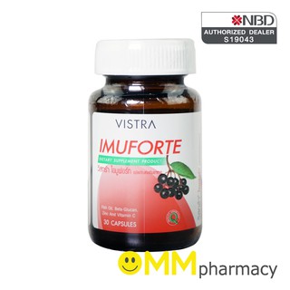 ภาพหน้าปกสินค้าVistra Imuforte 30 Capsules วิสทร้า ไอมูฟอร์ท 30 แคปซูล ที่เกี่ยวข้อง