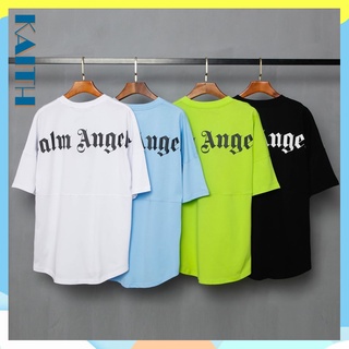 เสื้อยืดโอเวอร์ไซส์พร้อมส่ง เสื้อยืดแขนสั้น ผ้าฝ้าย พิมพ์ลายนางฟ้า PA ทรงหลวม ขนาดใหญ่ สไตล์ฮิปฮอป คลาสสิก พลัสไซซ์ แฟชั