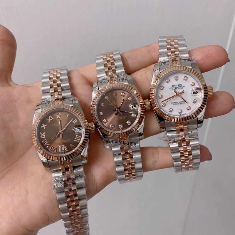 นาฬิกาข้อมือผู้หญิงแบรนด์เนม-size-31mm-ระบบออโต้-automatic