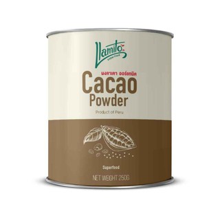 สินค้า ผงคาเคา ออร์แกนิค ตรา ยามิโตะ Organic Cacao Powder (Llamito Brand)