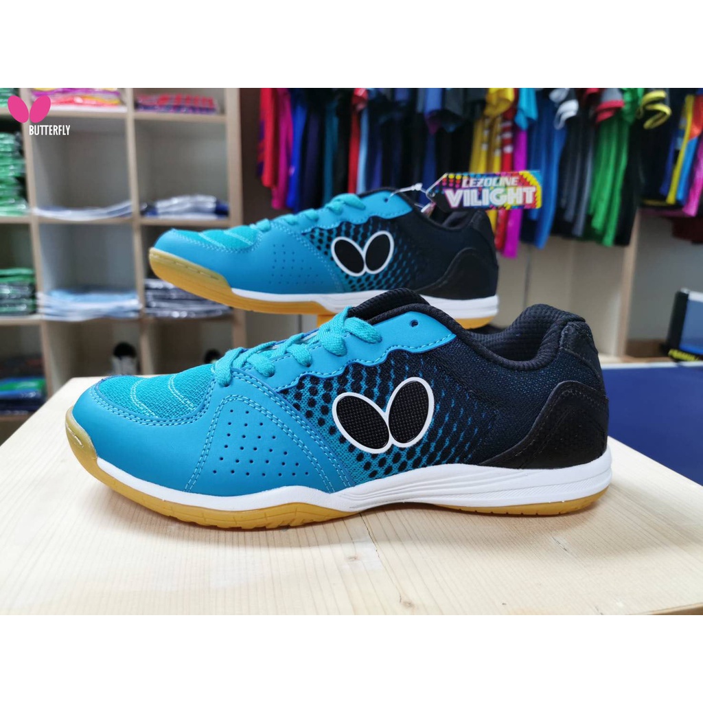 ภาพหน้าปกสินค้ารองเท้าปิงปองยี่ห้อ BUTTERFLY รุ่น LEZOLINE VILIGHT TURQUISE BLUE แท้ 100% จากร้าน pingponginter_vipha บน Shopee