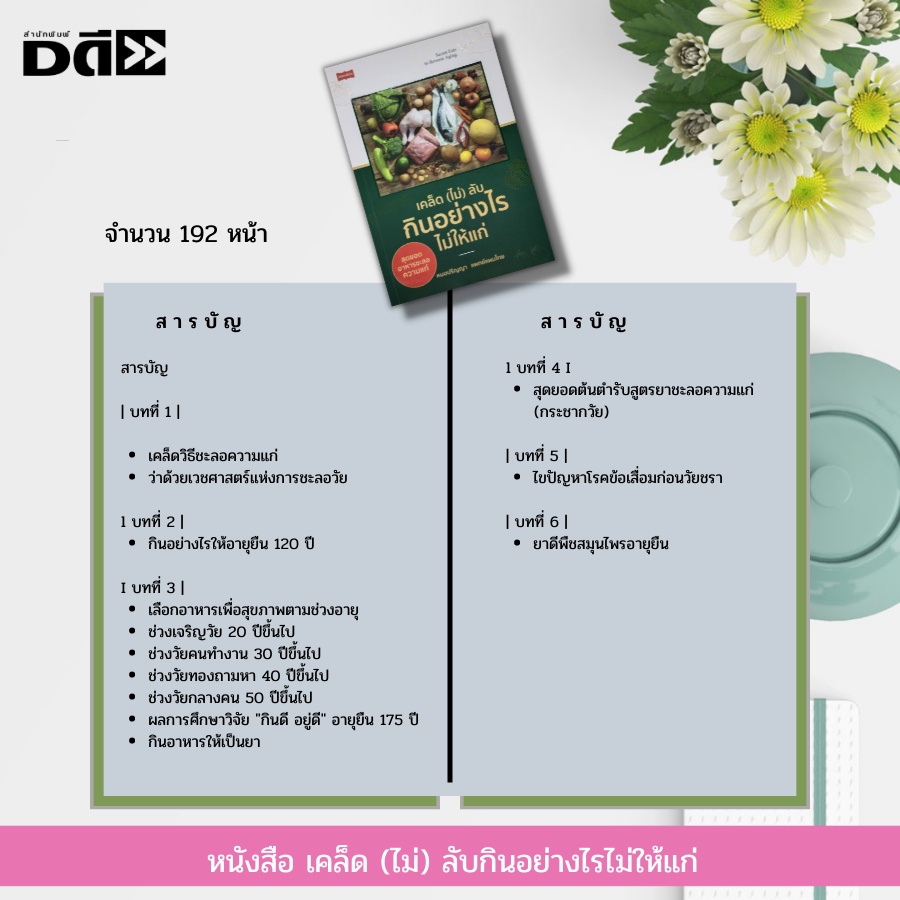 หนังสือ-เคล็ด-ไม่-ลับกินอย่างไรไม่ให้แก่-การดูแลสุขภาพ-อาหารเพื่อสุขภาพ-วิตามิน-แร่ธาตุ-การป้องกันโรค-สมุนไพร