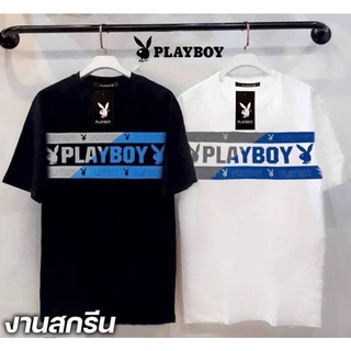 เสื้อยืดโอเวอร์ไซส์พร้อมส่ง 🔺 เสื้อยืดเพย์บอย playboy งานสกรีน