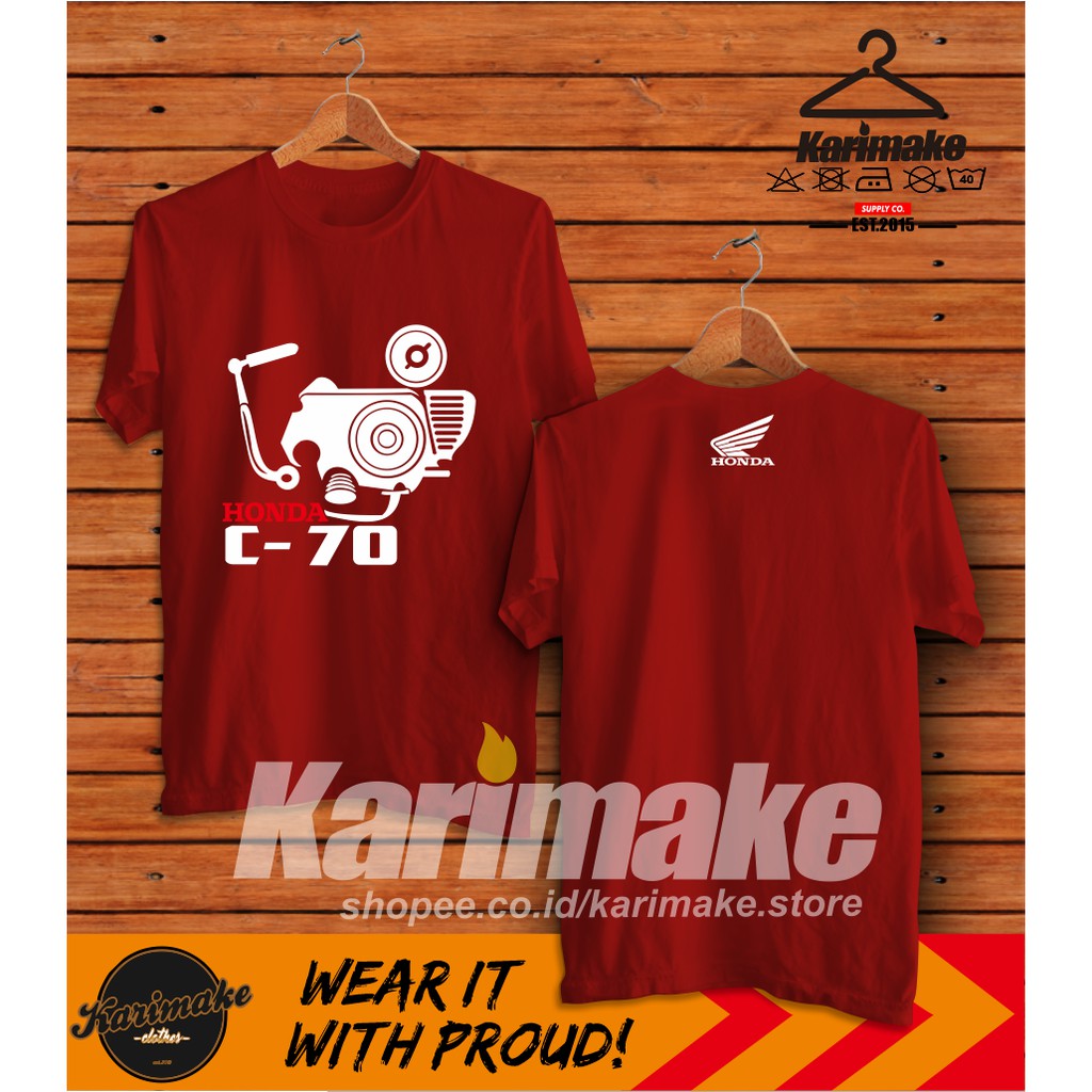 เสื้อยืด-ลาย-karimake-honda-c70-สําหรับรถจักรยานยนต์s-5xl