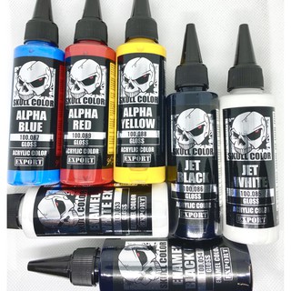 สินค้า Skull Color GLOSS gundam gunpla โมเดล กันดั้ม กันพลา หุ่น รถ ทหาร สี