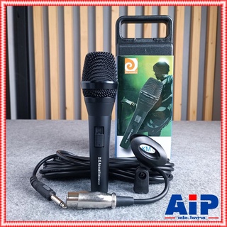 DE ACOUSTIC KM-8.0 ไมค์สาย Microphone ไมค์พร้อมสาย ไมโครโฟน ร้องเพลง ไมค์พูด ไมค์ คาราโอเกะ KM 8.0 KM8.0 เอไอ-ไพศาล