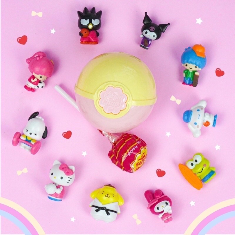 ภาพหน้าปกสินค้าChupa Chups Surprise x Sanrio กาชาปองซานริโอ้ เลือกตัวได้ มีให้เลือกถึง10แบบ