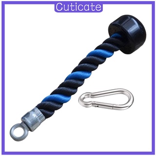 Triceps Rope Single Grip Pulley Cable Attachment Pull Down LAT Handle Blue
