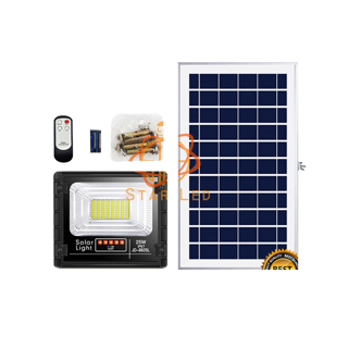 โปรโมชั่น : STARLED25W 40W 60W 100W 200W 300W ไฟสปอตไลท์ รุ่นใหม่ JD88-L SERIES กันน้ำ IP67 ไฟ JD Solar Light ใช้พลังงานแสงอาทิตย์
