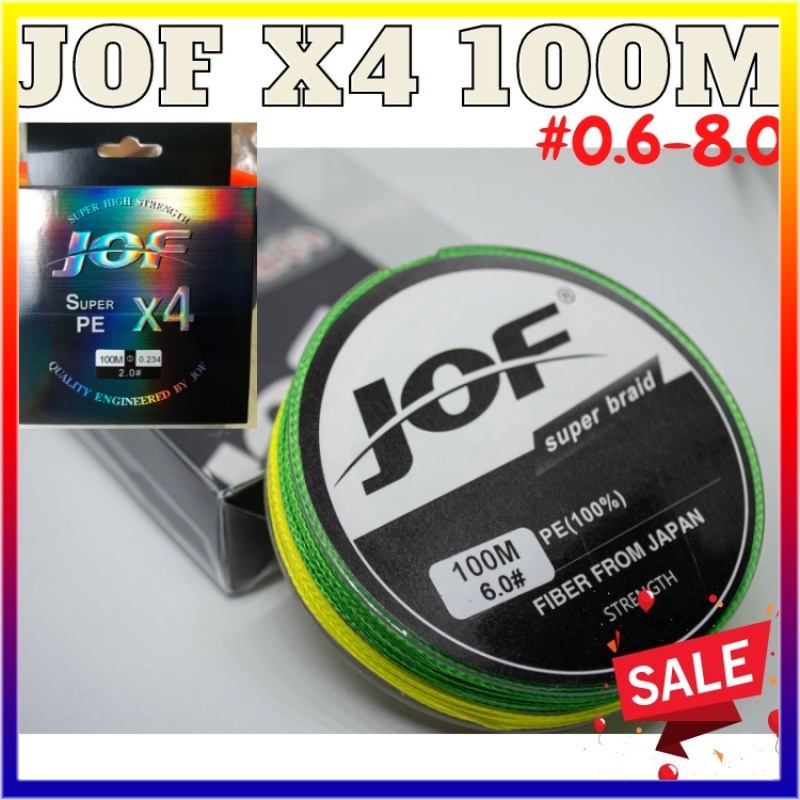 jof-สาย-100-เมตร-pe-ถัก-4-สีเทา-เหนียว-ทน-ยาว-ศูนย์การค้าไทยฟิชชิ่ง-fishing-line-proberos-pe-x4-100m-jof