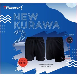[ใส่โค้ด INC12LF ลดเพิ่ม 70-]กางเกงแบดมินตัน FLYPOWER NEW KURAWA2 สีดำ