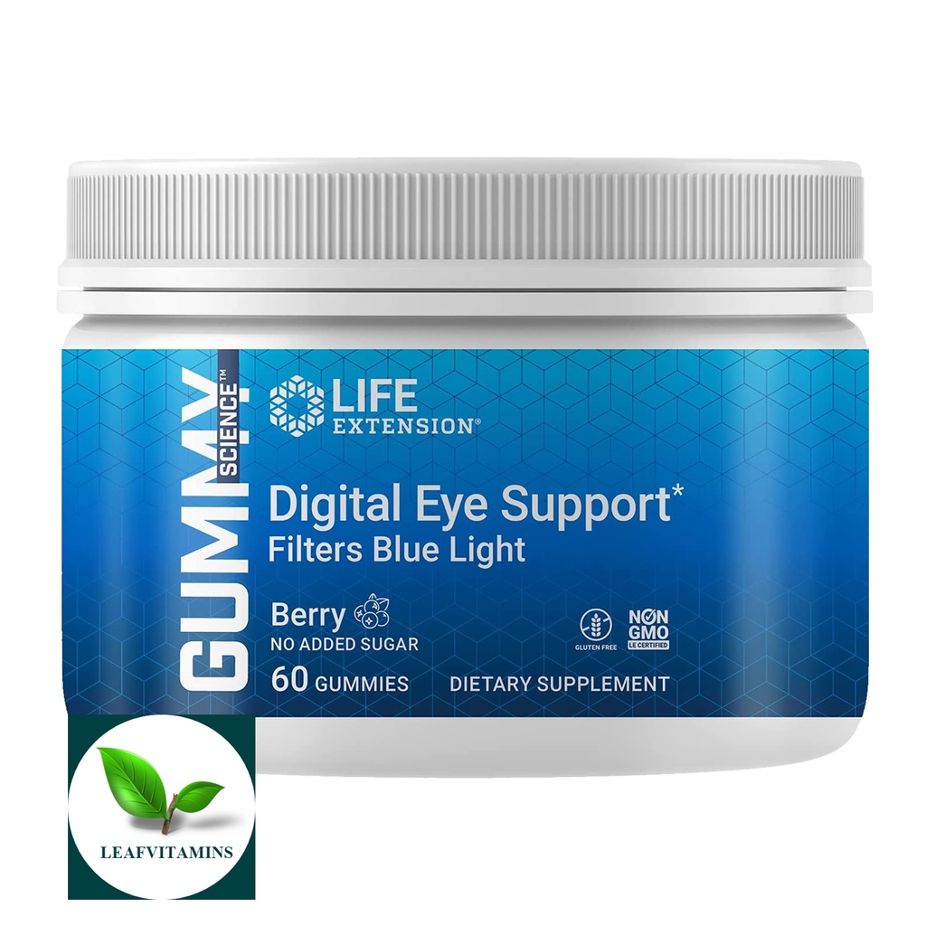Life Extension Gummy Science™ Digital Eye Support (Berry) / 60 Gummies ...