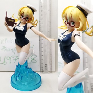 (แท้/มือ2) Banpresto Kantai Collection Kancolle Figure Perfect Day in the Water​ โมเดล สาวเรือ SEXY อิ-8 ไค