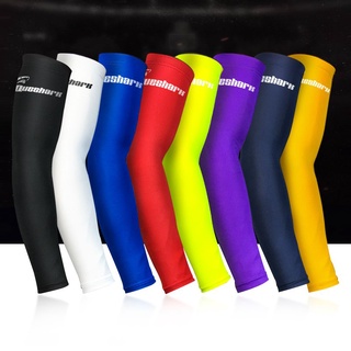 ปลอกแขนกันแดด ปลอกแขนออกกำลังกาย Arm Sleeve  ปลอกแขนสวมนิ้ว กันแสง UV 99% free size ปลอกแขนใส่ได้ทั้งชายและหญิง 1ข้าง