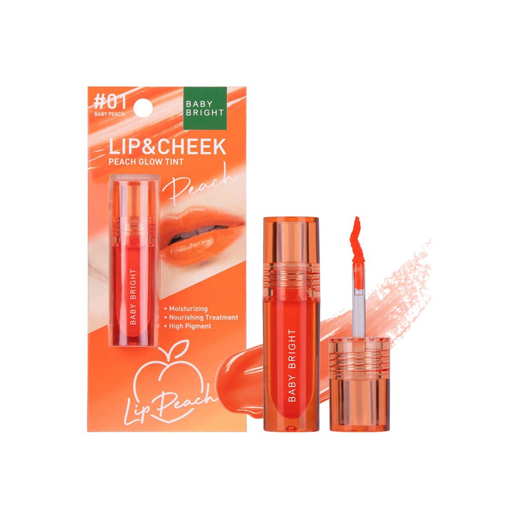 lip-amp-cheek-peach-glow-tint-2-4g-baby-bright-รุ่นพีชโกลว์-ลิปเบบี้ไบร์ท