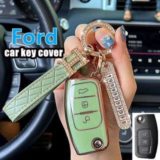 สินค้า ของแต่งรถ ford fiesta เคสกุญแจรถ ford fiesta กุญแจรถ ฟอร์ดเฟีต้า กุญแจFORD FIESTA เคสกุญแจรีโมทรถยนต์ สําหรับ Ford Focus  Classic 2012 13 Old Wing Bo Fiesta ซิลิโคนกุญแจ ford fiesta