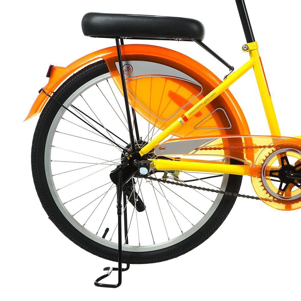 จักรยานแม่บ้าน-จักรยานแม่บ้าน-la-dawn-2-0-24-นิ้ว-สีส้ม-จักรยาน-กีฬาและฟิตเนส-city-bike-la-dawn-2-0-24-orange