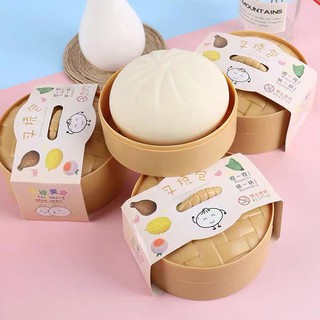 【มีของพร้อมส่ง】 ของเล่นเด้งช้า ซาลาเปา หมูลาร่าหมายืด คลายเครียด ของเล่นหมู ตุ๊กตาน้องหมายืดได้หดได้pig/pug/ สกุชชี่