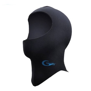 yunsub 3MM หมวกดำน้ำ หมวกคลุมดำน้ำ WARM Cold Protection Mask ดำน้ำลึกหมวก