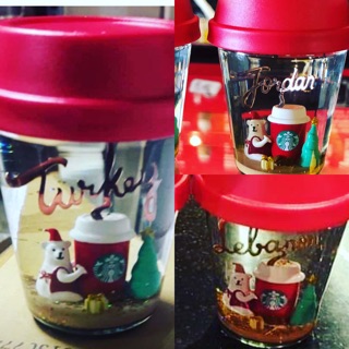 Starbucks Snowglobe x’mas collection