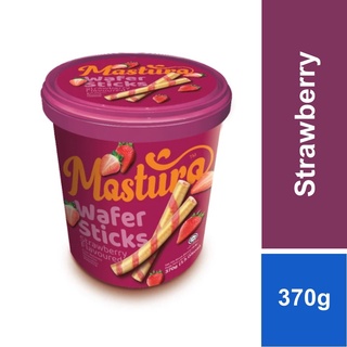 🍓เวเฟอร์ รสสตรอว์เบอร์รี่ Julies Mastura Wafer Sticks Strawberry Flavoured 370g