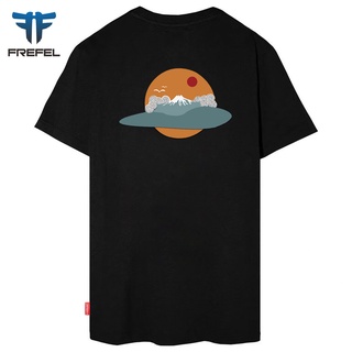 FreFel T-Shirts Cotton100%เสื้อผ้าแฟชั่นผู้ชาย เสื้อยืด เสื้อยืดแขนสั้น รุ่น Ts-038