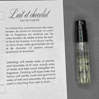 「น้ำหอมขนาดเล็ก」Chabaud Maison de Parfum Lait et Chocolat 1.5ML