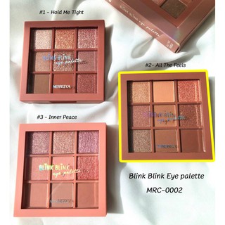 Merrezca Blink blink eye palette บลิ๊ง บลิ๊ง อาย พาเลต เมอร์เรซกา มี3เฉดสีให้เลือก