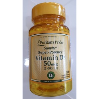ภาพหน้าปกสินค้า(EXP 12/2024) Puritan Vitamin D3 50 mcg (2000 IU) 100 softgels วิตามินดี 3 วิตามินดี ซึ่งคุณอาจชอบสินค้านี้