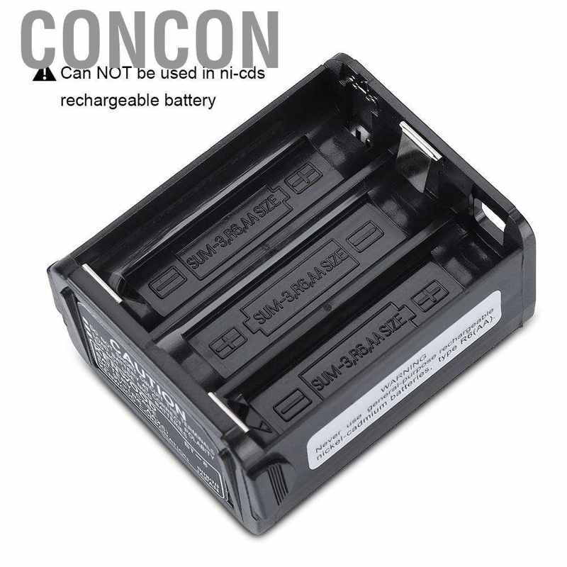 ready-stock-battery-case-for-kenwood-th-28-th-48-th-78ht-two-way-radio-walkie-talkie-capacity-6-aa-black