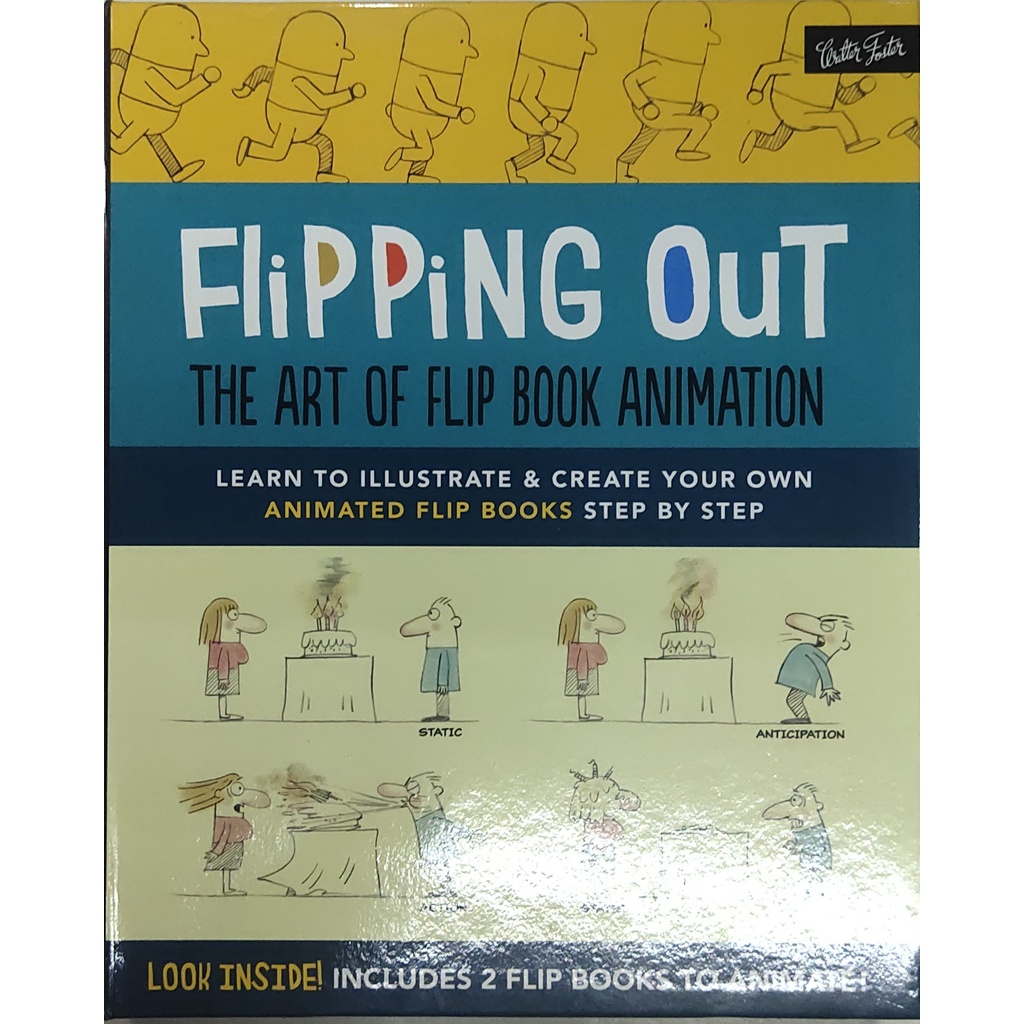 หนังสือ-สอนวาดภาพ-อนิเมชั่น-ภาษาอังกฤษ-flipping-out-the-art-of-flip-book-animation