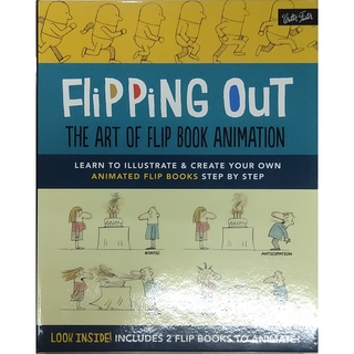 หนังสือ สอนวาดภาพ อนิเมชั่น ภาษาอังกฤษ FLIPPING OUT: THE ART OF FLIP BOOK ANIMATION