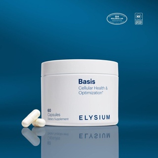Elysium Health Basis NAD+ Supplement for Cellular Aging 60 Capsules, Lot No. 230303 MFG Date 07/2023