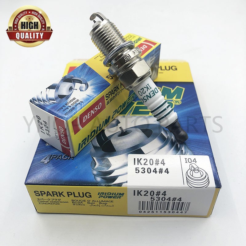 ORIGINAL DENSO IRIDIUM POWER IK20 หัวเทียน (1ชุด4หัว) | Shopee Thailand