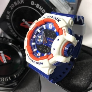 นาฬิกา G-shock สีขาว น้ำเงิน