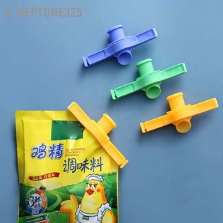 B_Neptune325 คลิปหนีบถุงขนมขบเคี้ยว กันน้ำ กันฝุ่น พร้อมฝาปิด สําหรับซีลถุงกาแฟ